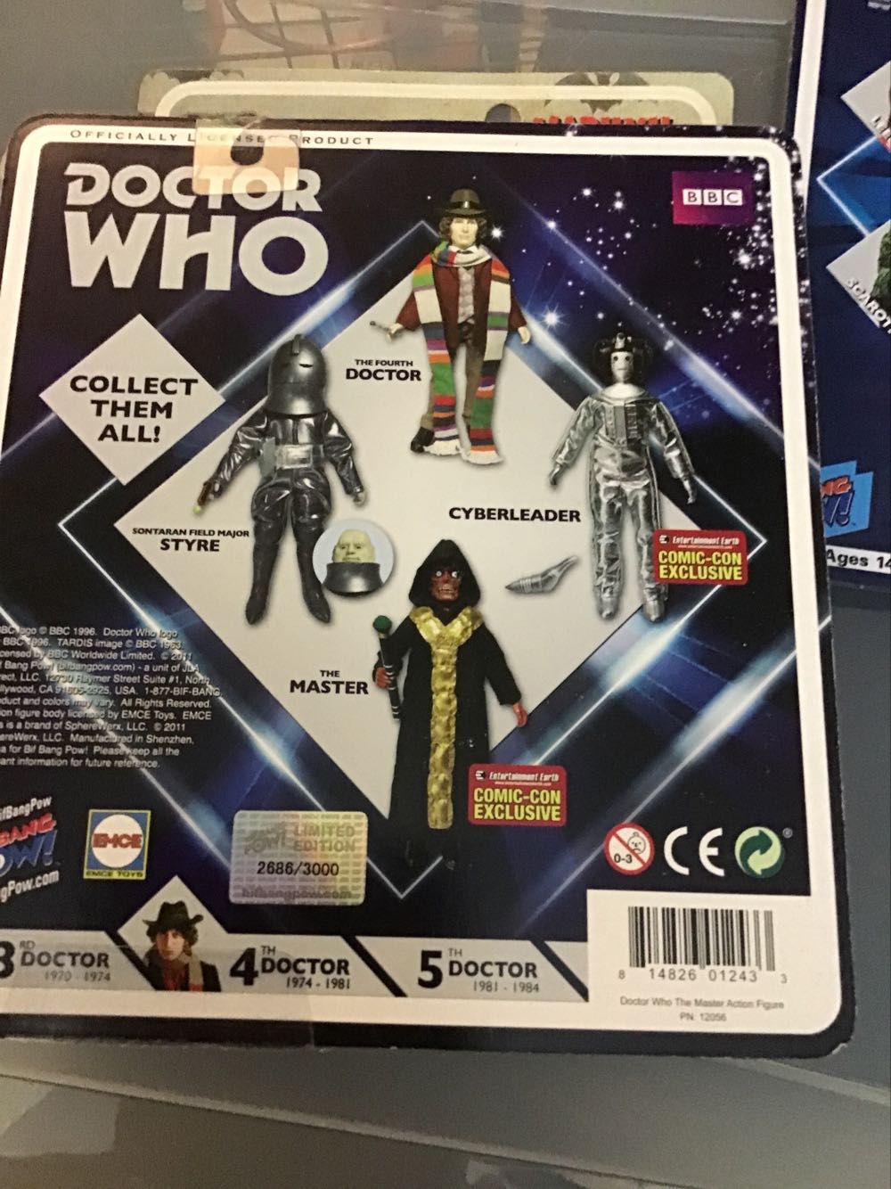 Doctor Who The Master Bif Bang Pow - Bif Bang Pow!/EMCE (BBC Doctor Who) action figure collectible [Barcode 814826012433] - Main Image 2