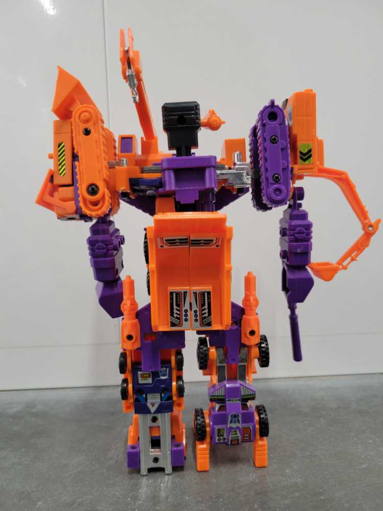Devastator Orange Scrapper Mixmaster Long Haul Hook Bonecrusher Scavenger Constructicons  - Hasbro (Generation 2) action figure collectible - Main Image 4