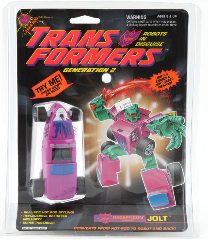 Transformers G2 Jolt Laser Rod - Hasbro (Generation 2) action figure collectible - Main Image 8