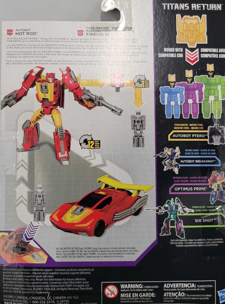 Hot Rod and Firedrive Carded - Hasbro (Titans Return) action figure collectible - Main Image 3