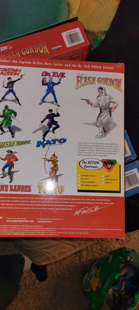 Captain Action As Flash Gordon - Playing Mantis action figure collectible [Barcode 090733090058] - Main Image 3