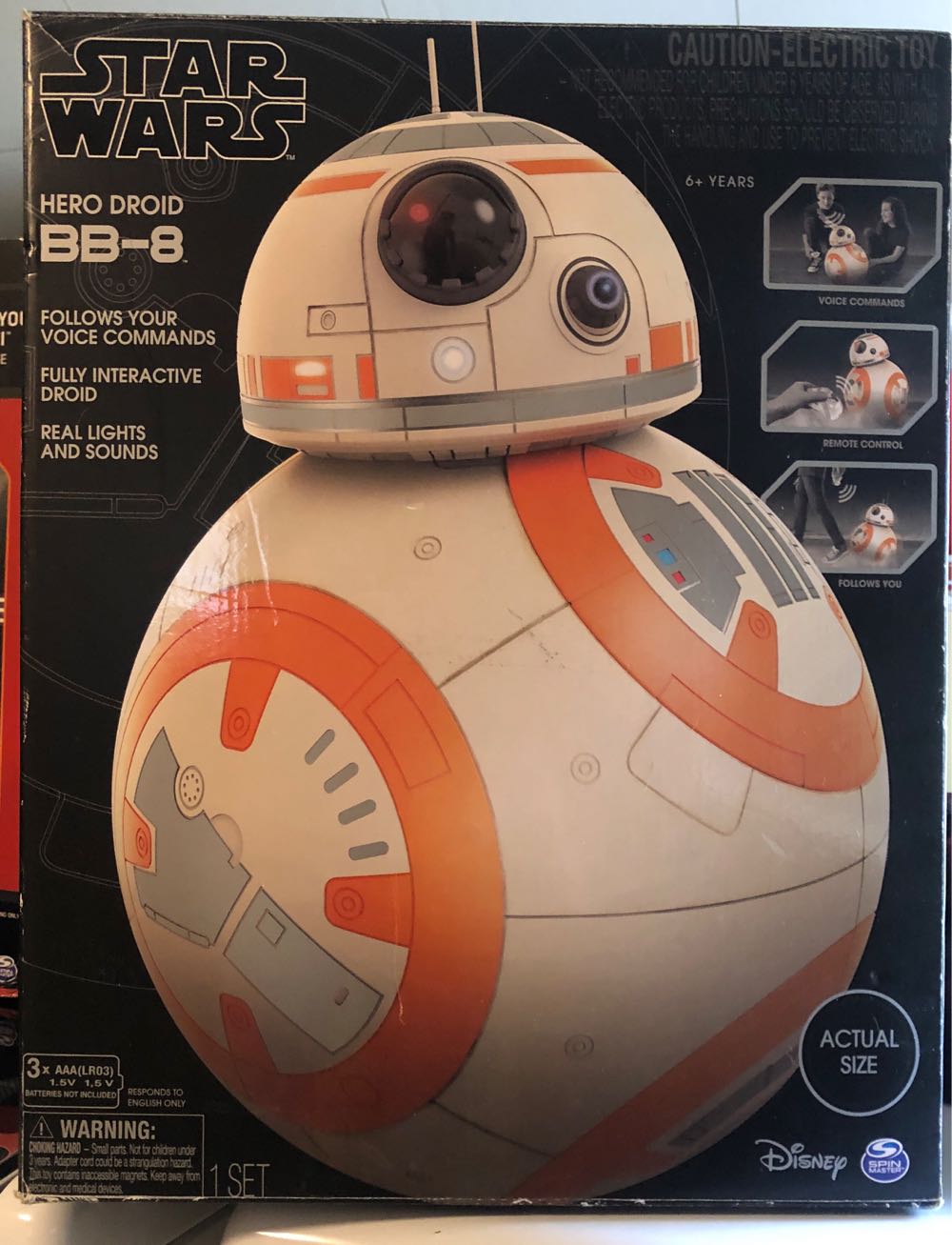 Star Wars Hero Droid Bb-8 Fully Interactive Droid  action figure collectible [Barcode 778988228364] - Main Image 2