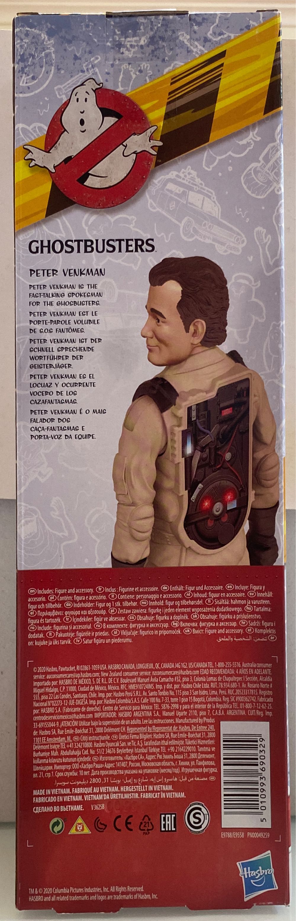 Ghostbusters: 12inch-Peter Venkman - Hasbro (Ghostbusters) action figure collectible [Barcode 5010993690329] - Main Image 3