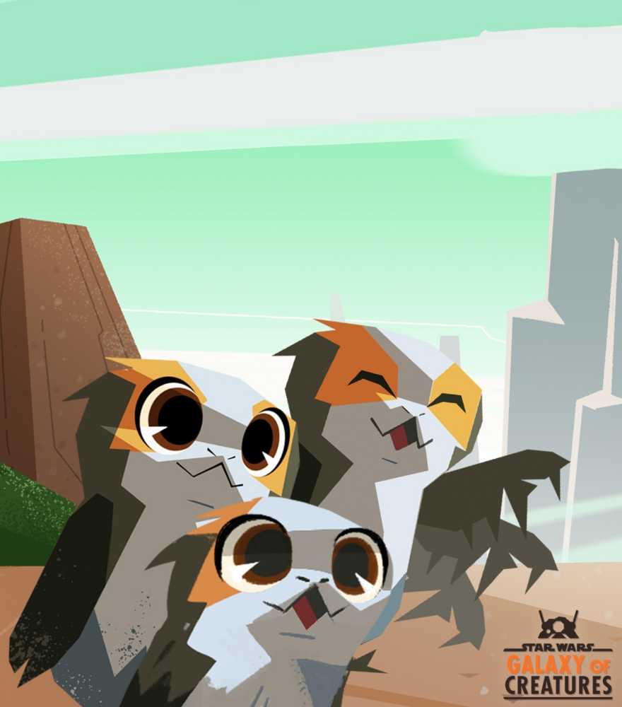 Galaxy Of Creatures Plush Star Wars Porg  TLJ - Hasbro (Star Wars Galaxy of Creatures) action figure collectible [Barcode 194735071197] - Main Image 4