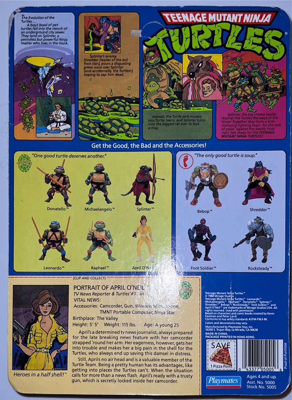 TMNT- April O’Neil - Playmates Toys action figure collectible - Main Image 2