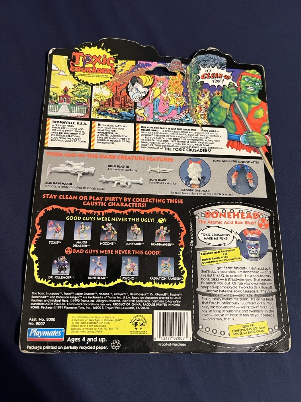 Bonehead - Playmates () (Toxic Crusaders) action figure collectible - Main Image 3