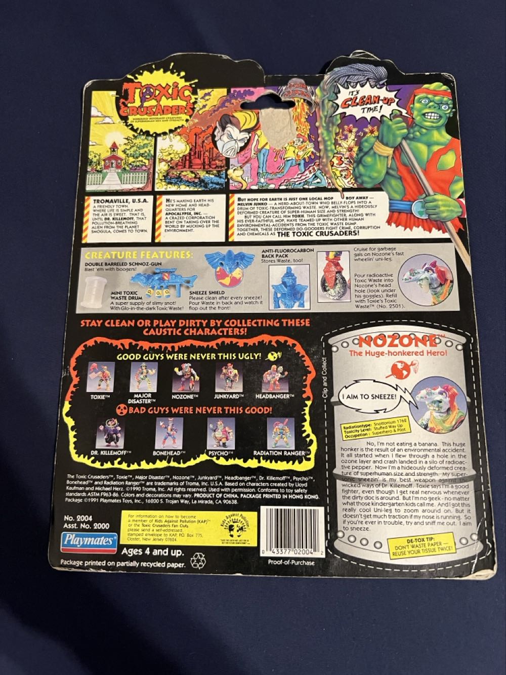 Nozone - Playmates () (Toxic Crusaders) action figure collectible - Main Image 3
