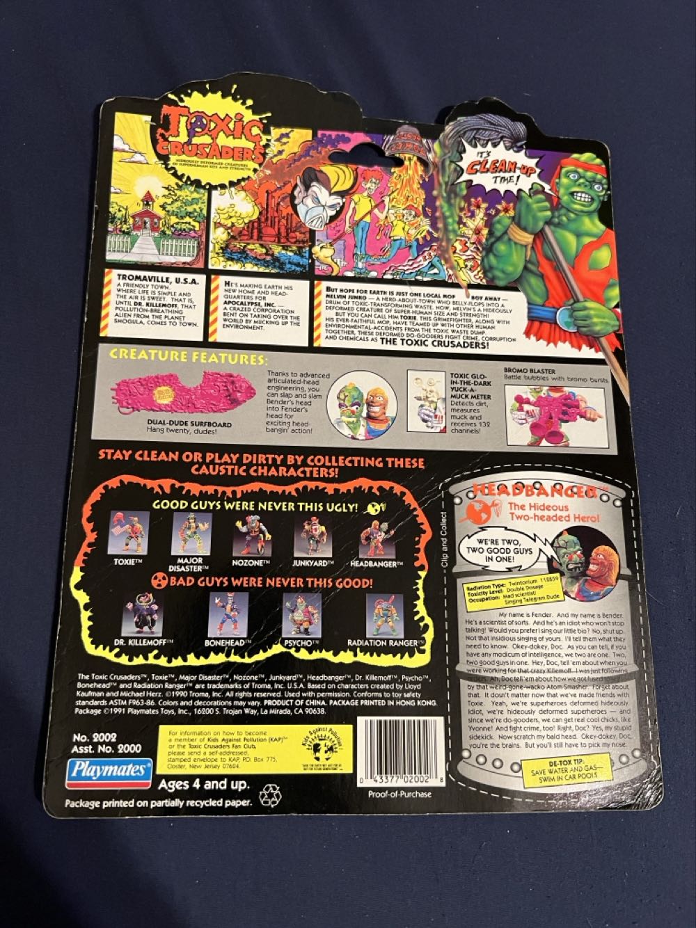 Headbanger - Playmates () (Toxic Crusaders) action figure collectible - Main Image 3