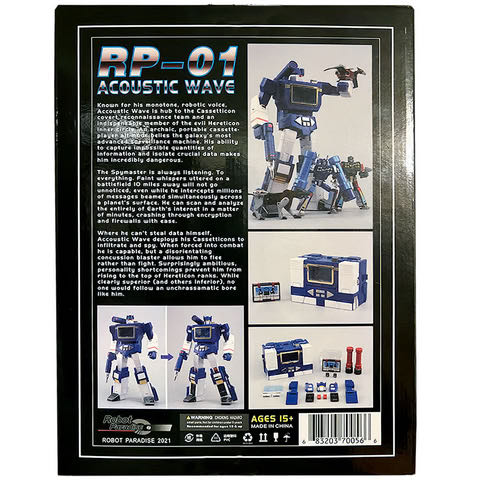 Robot Paradise RP-01 Acoustic Wave (Soundwave)  - Robot Paradise (3rd Party Masterpiece Scale) action figure collectible [Barcode 683203700566] - Main Image 4