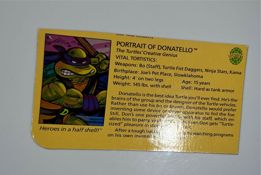 Donatello (hard head) - Playmates Toys action figure collectible - Main Image 4