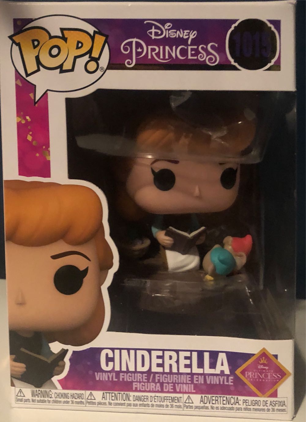 Funko Pop Pop! Disney: Ultimate Princess Cinderella # 1015 - Funko action figure collectible [Barcode 889698559690] - Main Image 2