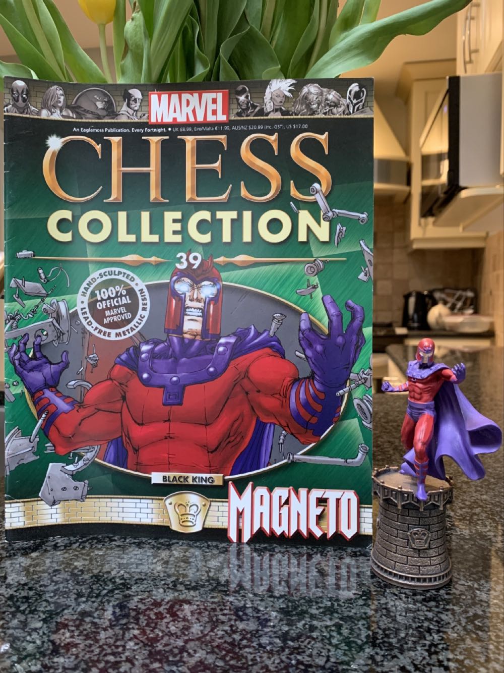 Mr. Negative # 66 Pawn - Magneto # 39 Black King - Marvel (Marvel Chess Pieces) action figure collectible - Main Image 3