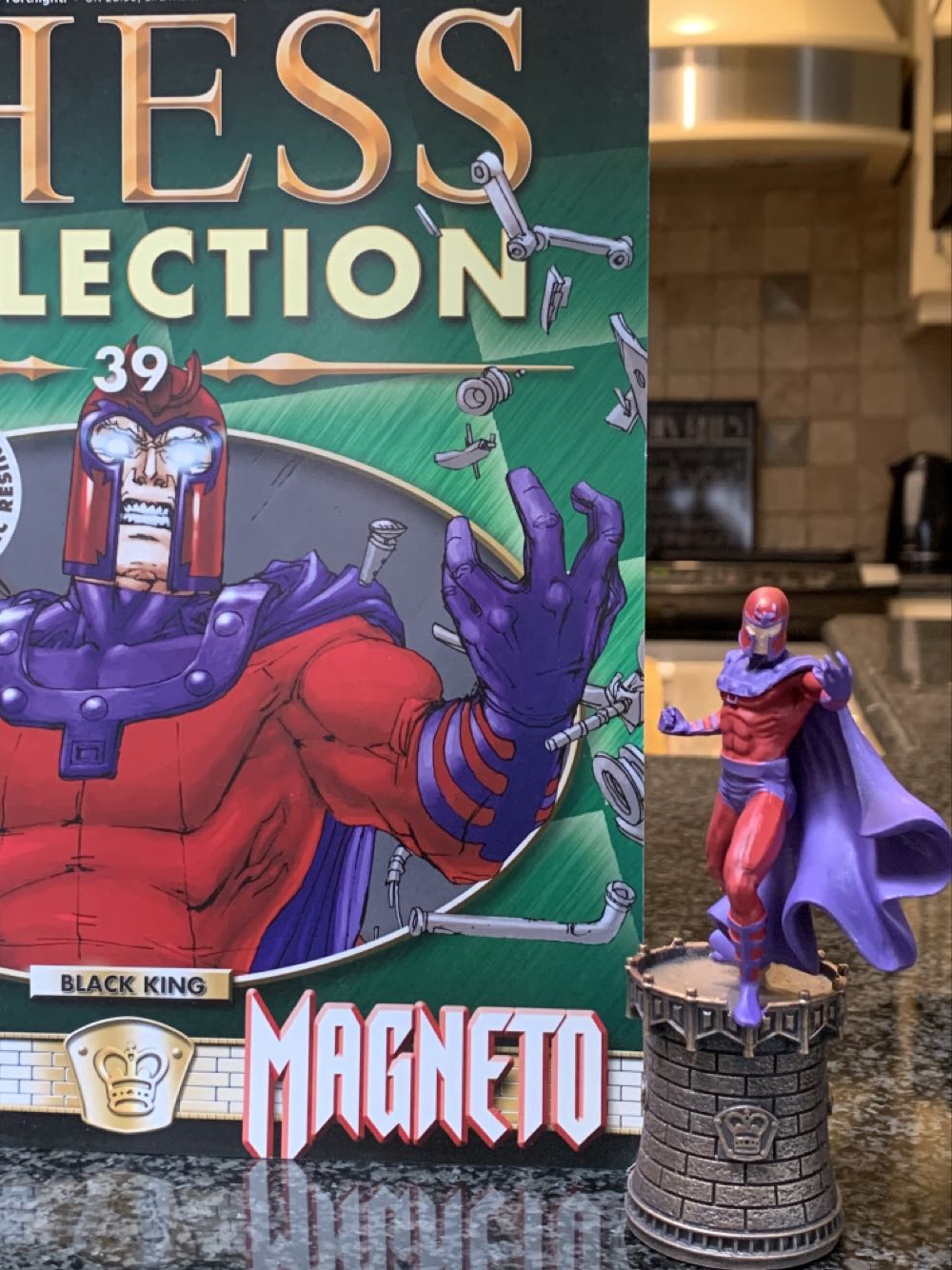 Mr. Negative # 66 Pawn - Magneto # 39 Black King - Marvel (Marvel Chess Pieces) action figure collectible - Main Image 4