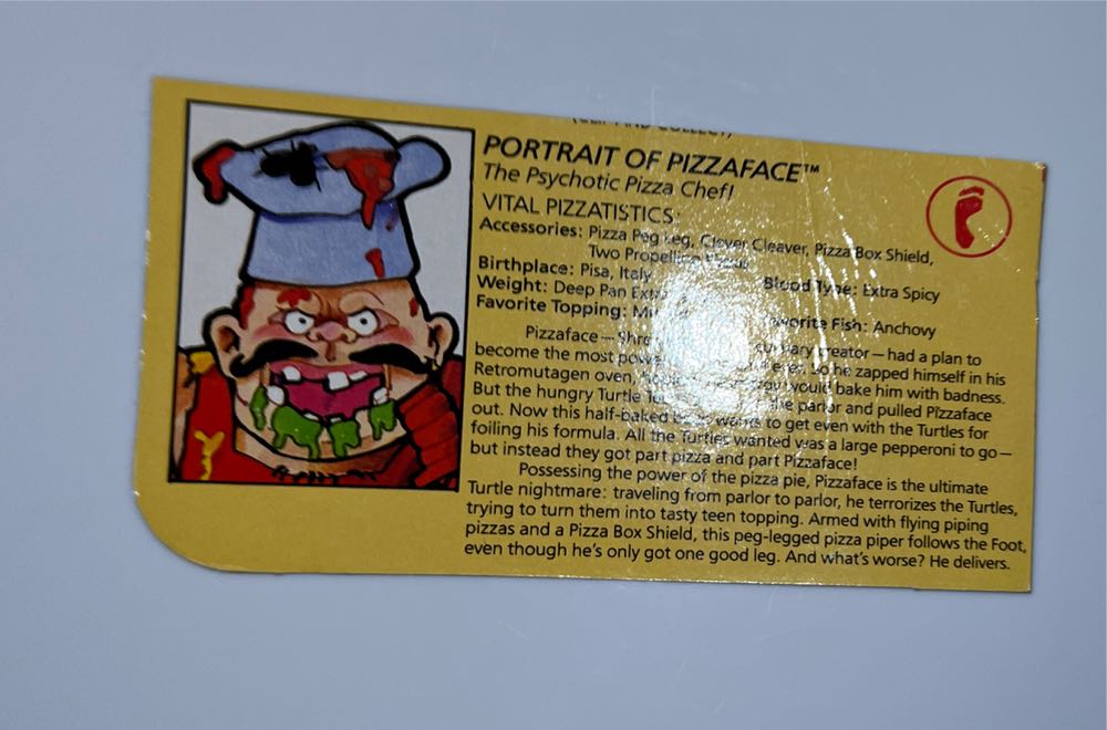 Pizza Face - Playmates Toys (Teenage Mutant Ninja Turtles) action figure collectible - Main Image 4