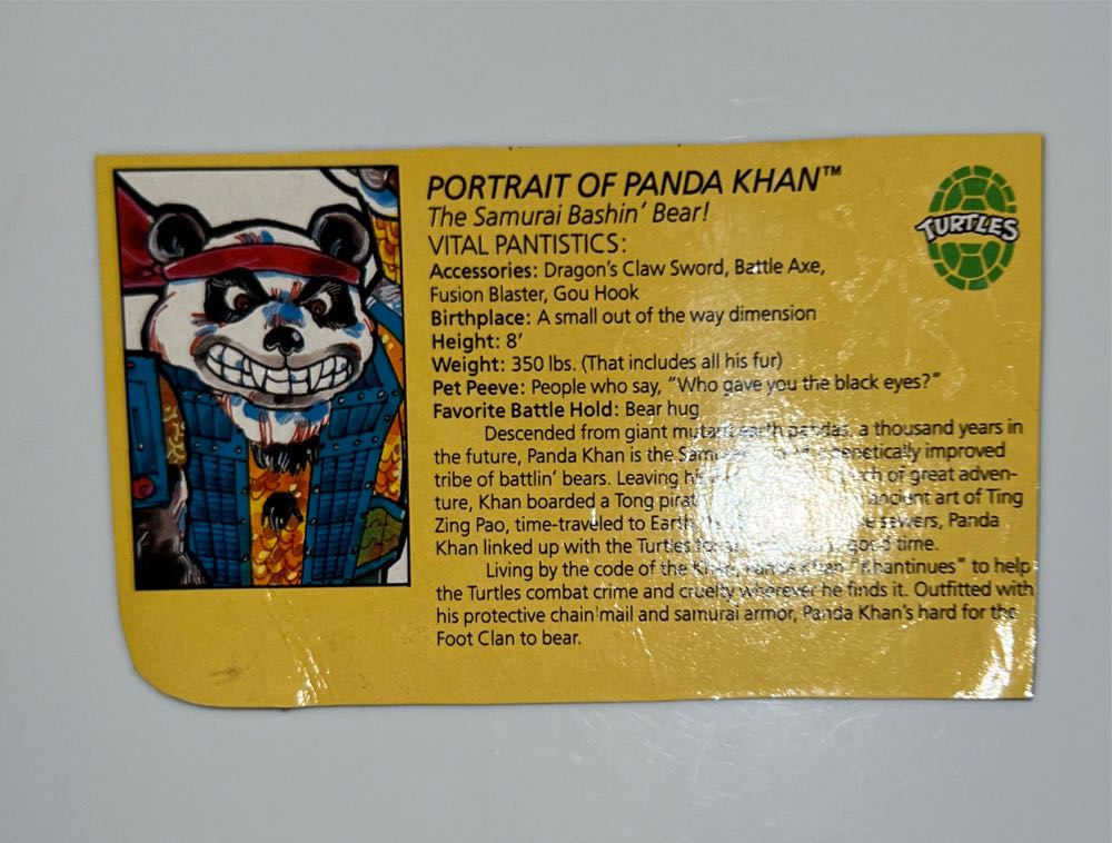 Panda Khan - Playmates Toys (Teenage Mutant Ninja Turtles) action figure collectible - Main Image 4