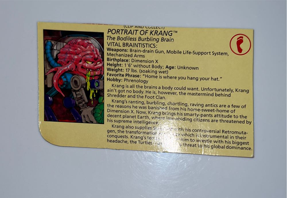 Krang - Playmates (Teenage Mutant Ninja Turtles (1989)) action figure collectible - Main Image 4