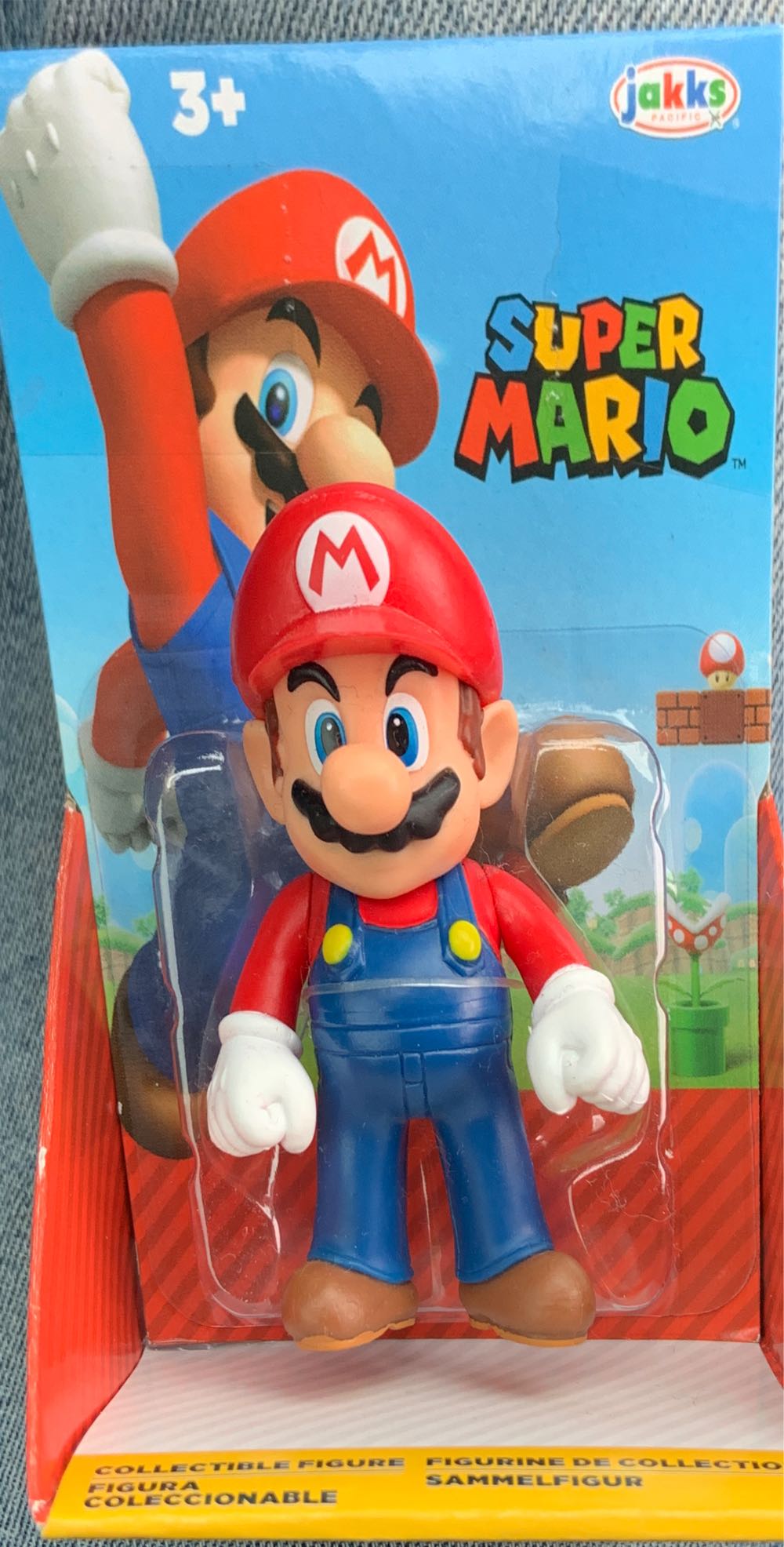 Nintendo 2.5 ” Mario Mini Collectible Free Shipping Jakks Nintendo Mario Bros Mario Jakks Pacific World Of Nintendo Super Mario Collectible By Jakks Pacific  action figure collectible [Barcode 039897725864] - Main Image 2