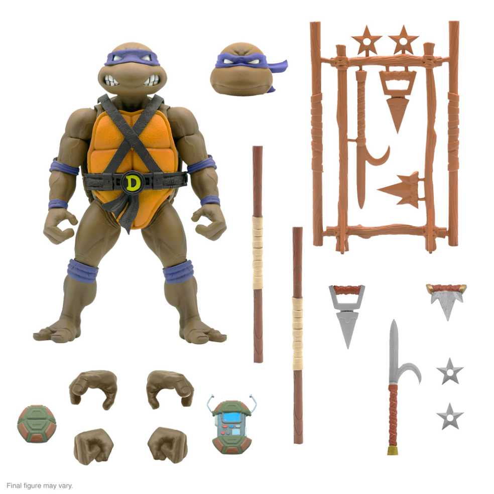 Donatello - Super7 (TMNT) (Teenage Mutant Ninja Turtles Ultimates) action figure collectible [Barcode 840049811829] - Main Image 3