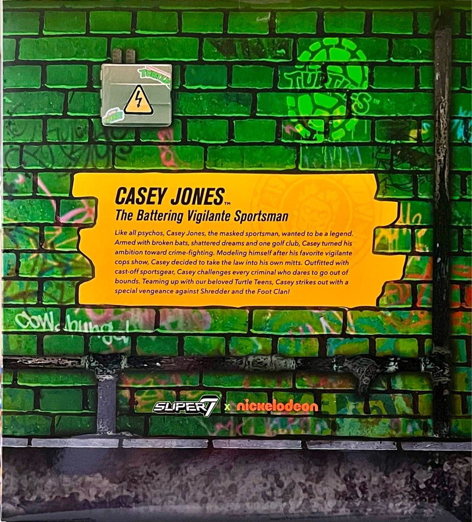 TMNT Casey Jones (TMNT Ultimates) Wave 4 - Super 7 (TMNT Ultimates) action figure collectible [Barcode 840049811843] - Main Image 2