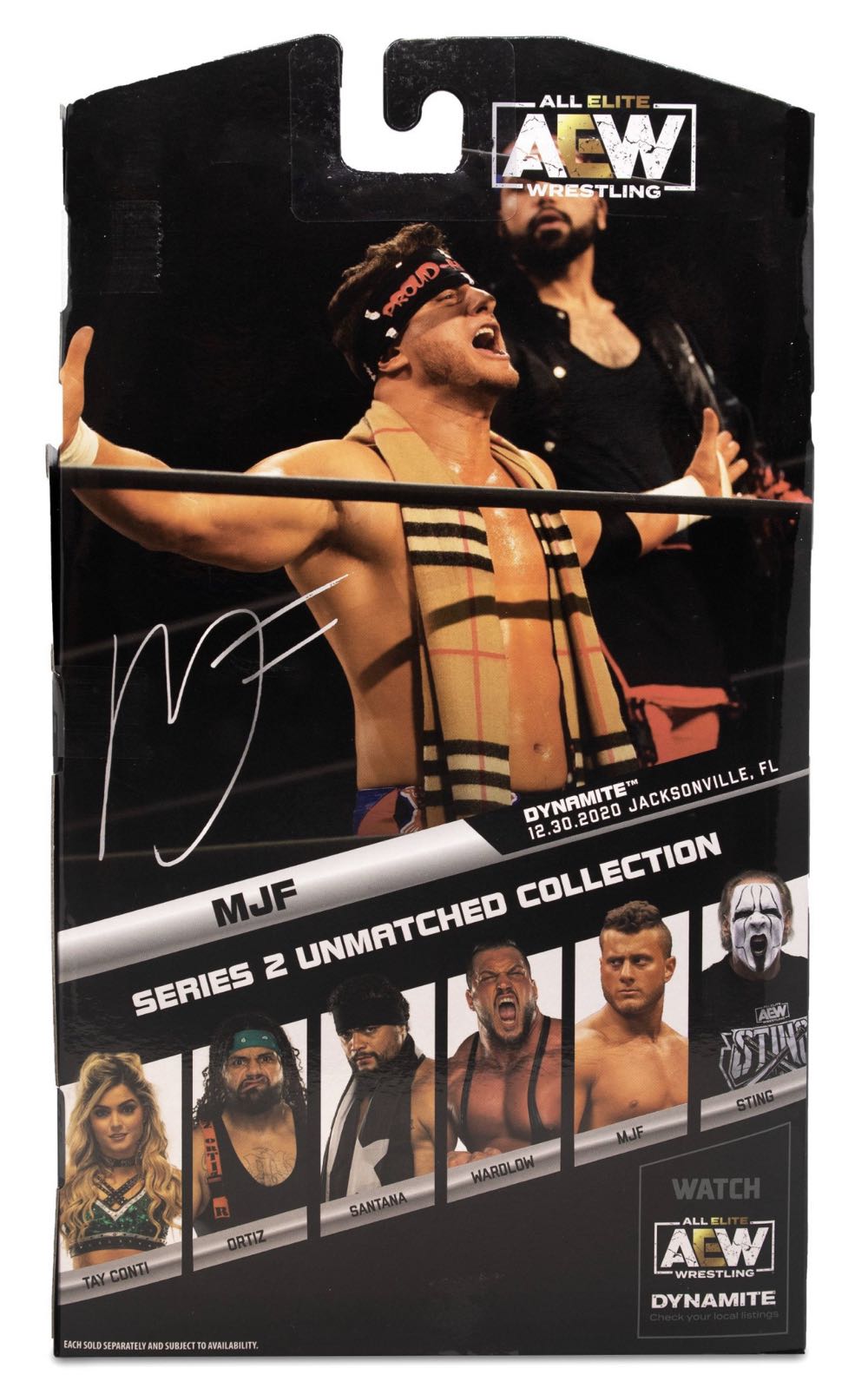 MJF - Jazwares LLC (AEW Unmatched) action figure collectible [Barcode 191726415343] - Main Image 2