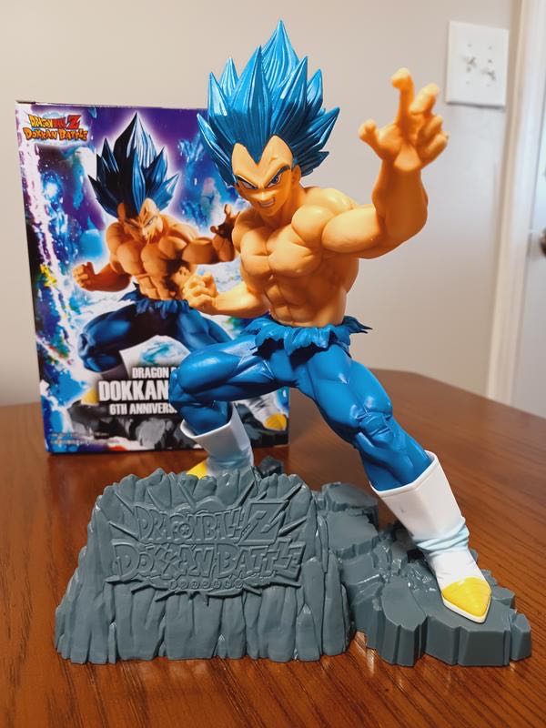 Dragonball Z Dokkan Battle 6th Anniversa 6th Anniversary Ssg Vegeta Figure Japan  action figure collectible [Barcode 4983164171006] - Main Image 2