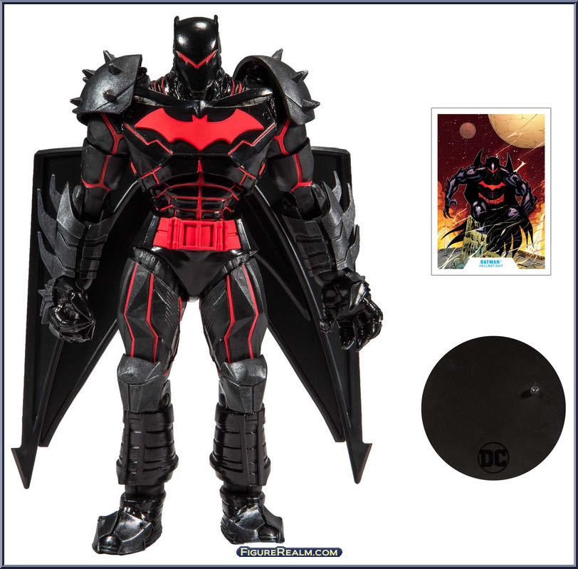 Batman [Hellbat Suit - Black] - McFarlane Toys (DC Multiverse) action figure collectible - Main Image 2