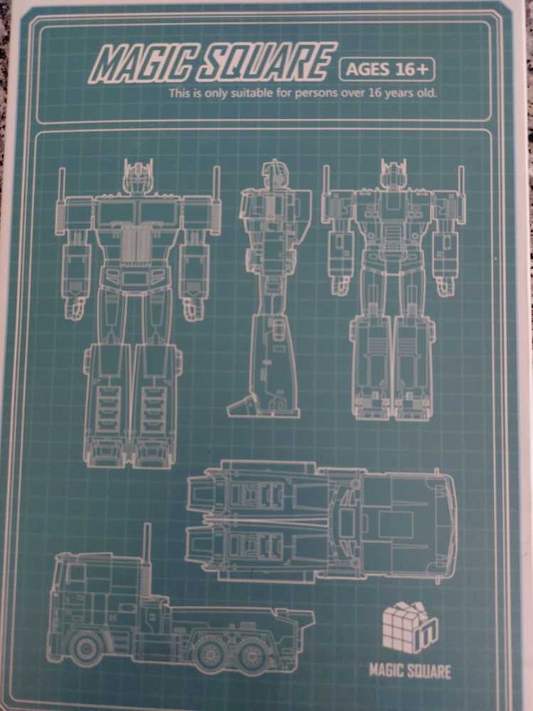 MS-01S Sleep Mode Optimus Prime - Magic Square (Transformers Masterpiece) action figure collectible - Main Image 2