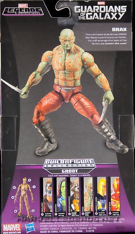 Drax - Hasbro - Marvel Legends (Marvel’s Guardians Of The Galaxy) action figure collectible - Main Image 3