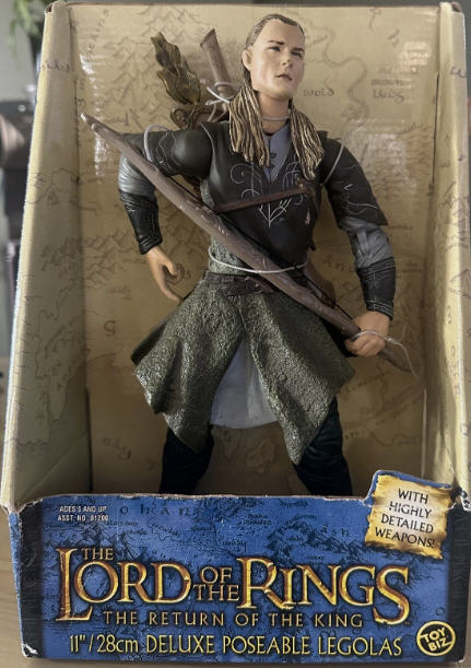 Lord of The Rings: Legolas 11” Figure from Return Of The Rings - TOYBIZ (Lord Of The Rings) (Sci-Fi/Adventure/Fantasy) action figure collectible [Barcode 035112812029] - Main Image 2