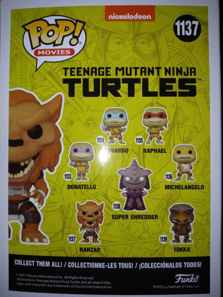 Funko Pop! - Rahzar - Funko Pop! Movies (Teenage Mutant Ninja Turtles II: The Secret of the Ooze) action figure collectible [Barcode 889698561631] - Main Image 2