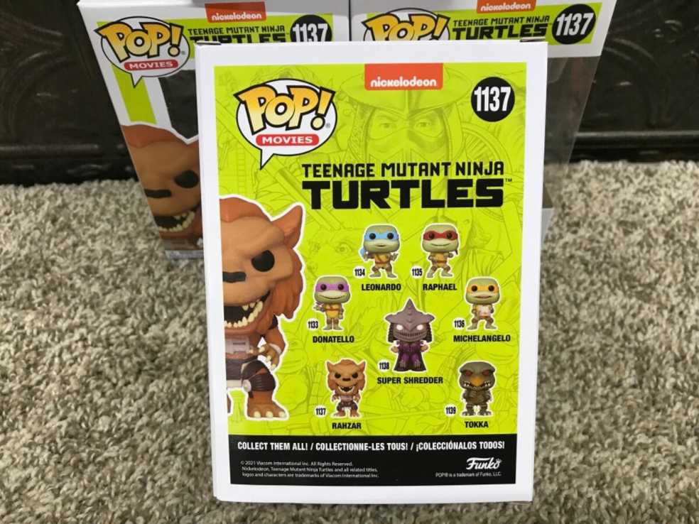 Funko Pop! - Rahzar - Funko Pop! Movies (Teenage Mutant Ninja Turtles II: The Secret of the Ooze) action figure collectible [Barcode 889698561631] - Main Image 4