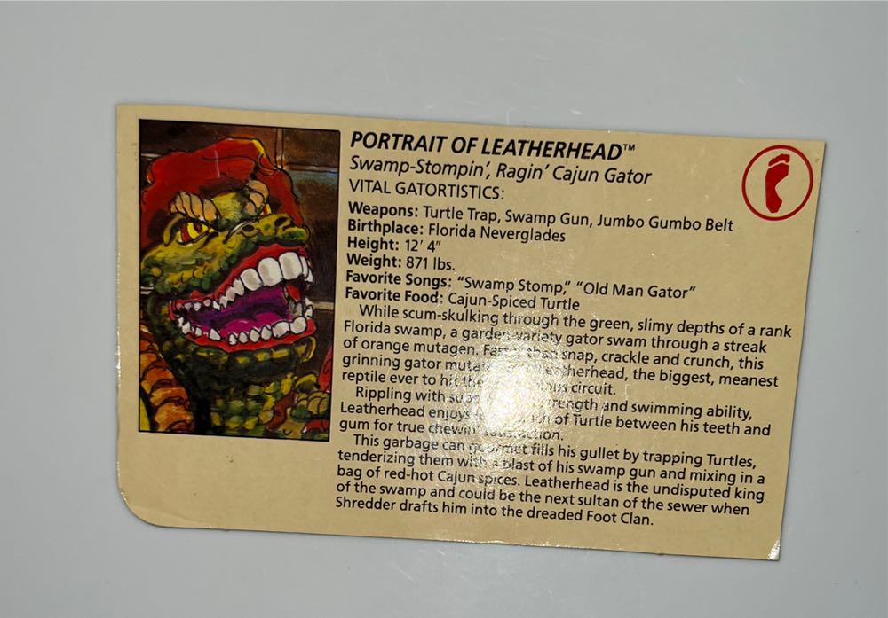Leatherhead - Playmates (Teenage Mutant Ninja Turtles (1989)) action figure collectible - Main Image 4