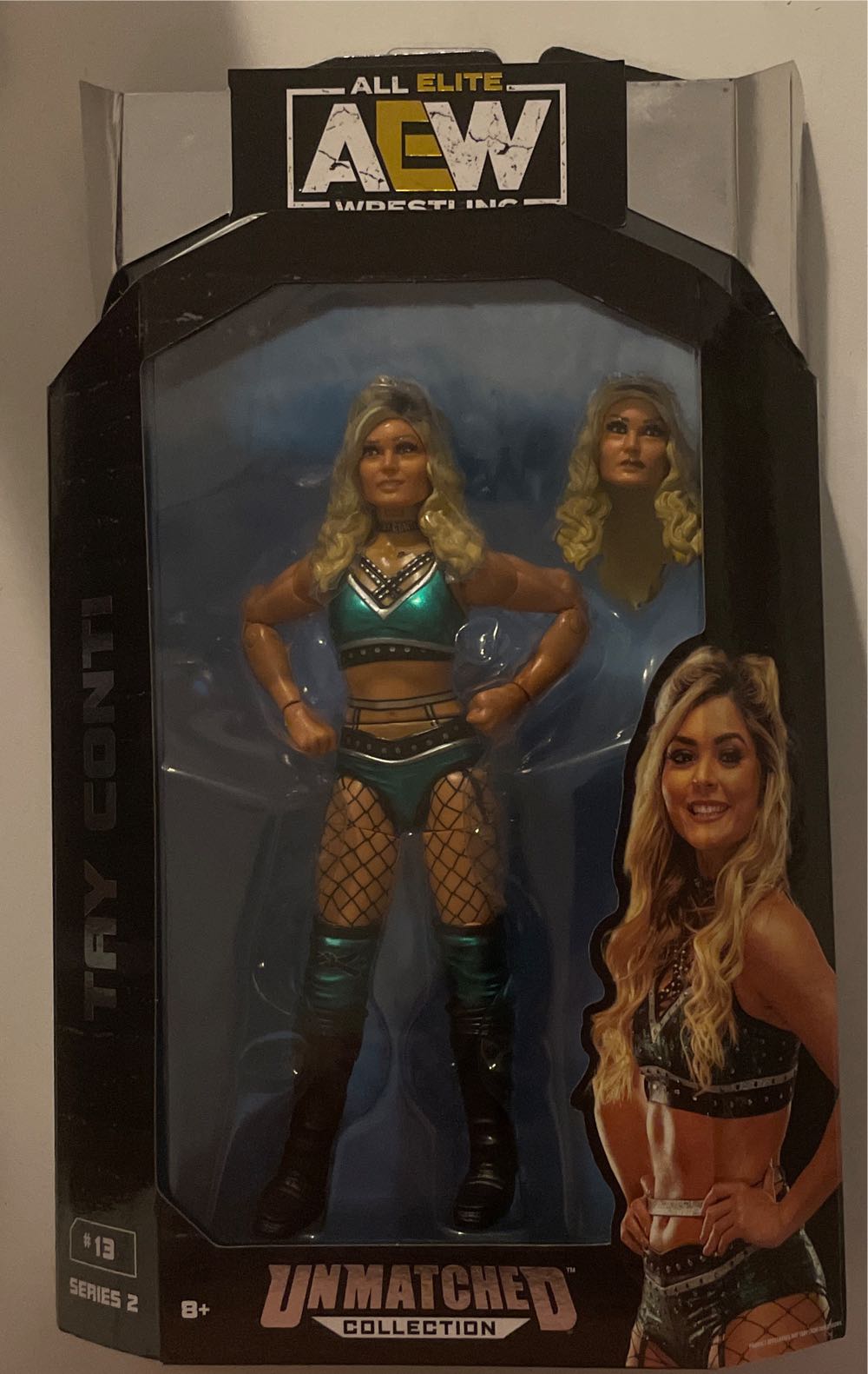 Tay Conti.  Unmatched Collection #13 -  - Jazwares (AEW - Unmatched) action figure collectible [Barcode 191726417453] - Main Image 3