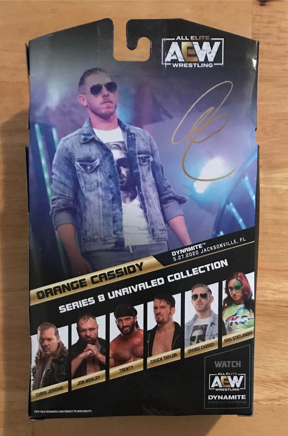 Orange Cassidy - Jazwares LLC (AEW Jazwares Unrivaled Collection Series 8) action figure collectible [Barcode 191726393726] - Main Image 2