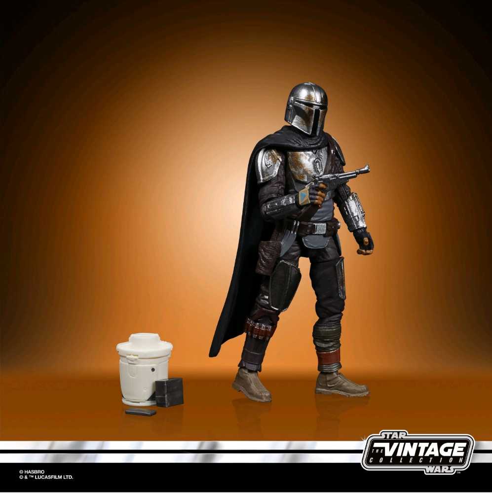 Vintage Collection - VC177 - The Mandalorian Din Djarin and Grogu Star Wars MANDO - Hasbro (Star Wars The Mandalorian) action figure collectible - Main Image 4