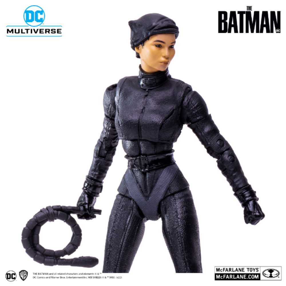 Catwoman (Selina Kyle Unmasked) - DC Multiverse (The Batman) - McFarlane Toys (DC) action figure collectible [Barcode 787926150810] - Main Image 3