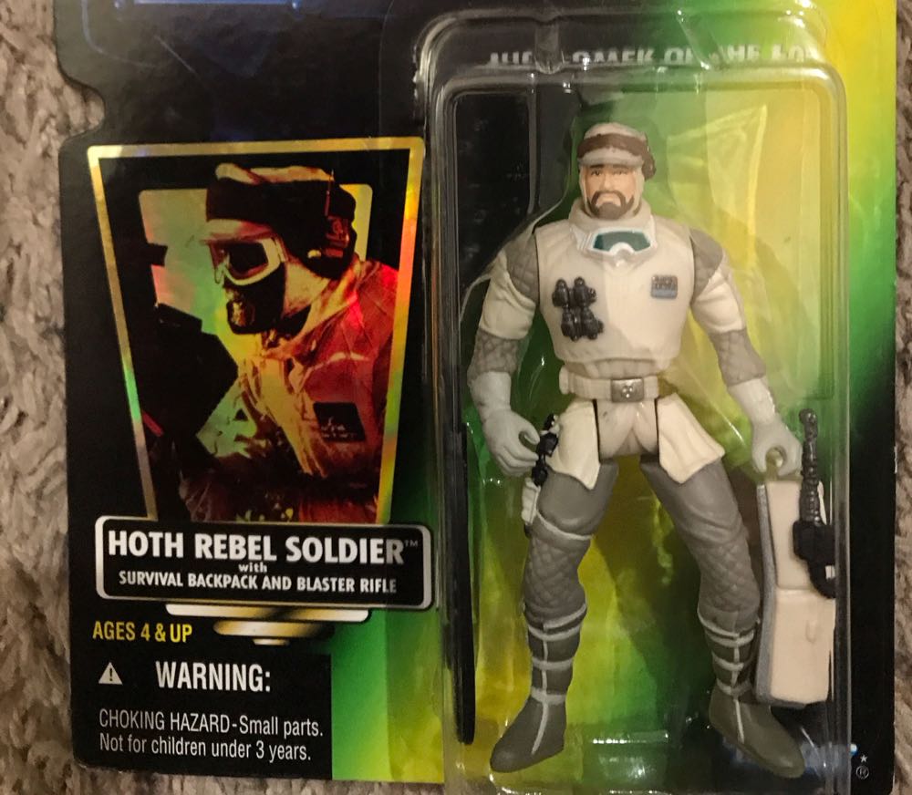 Hoth Rebel Soldier with Survival Backpack and Blaster Rifle - Kenner (Star Wars: The Empire Strikes Back) action figure collectible [Barcode 076281698212] - Main Image 3