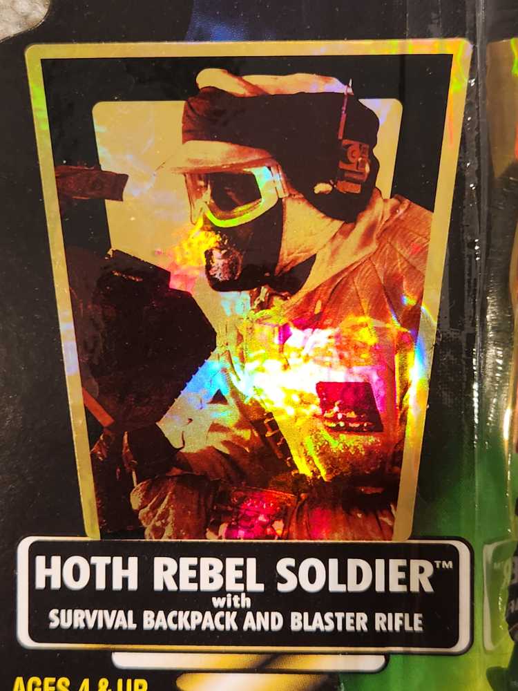 Hoth Rebel Soldier with Survival Backpack and Blaster Rifle - Kenner (Star Wars: The Empire Strikes Back) action figure collectible [Barcode 076281698212] - Main Image 4