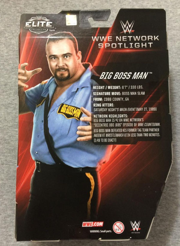 Network Spotlight - Mattel (Big Boss Man) action figure collectible - Main Image 3