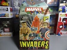 Marvel Minimates Invaders Captain America Submariner Bucky  action figure collectible [Barcode 699788719466] - Main Image 1