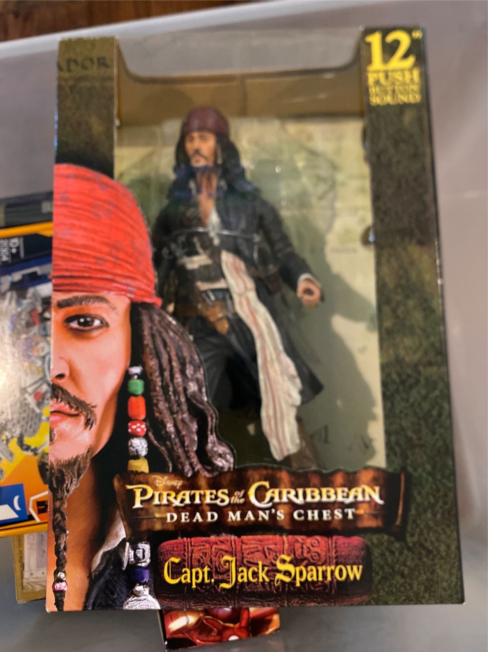 Pirates Of The Caribbean Ii Captain Jack Sparrow W Sound 12”  action figure collectible [Barcode 634482301494] - Main Image 2