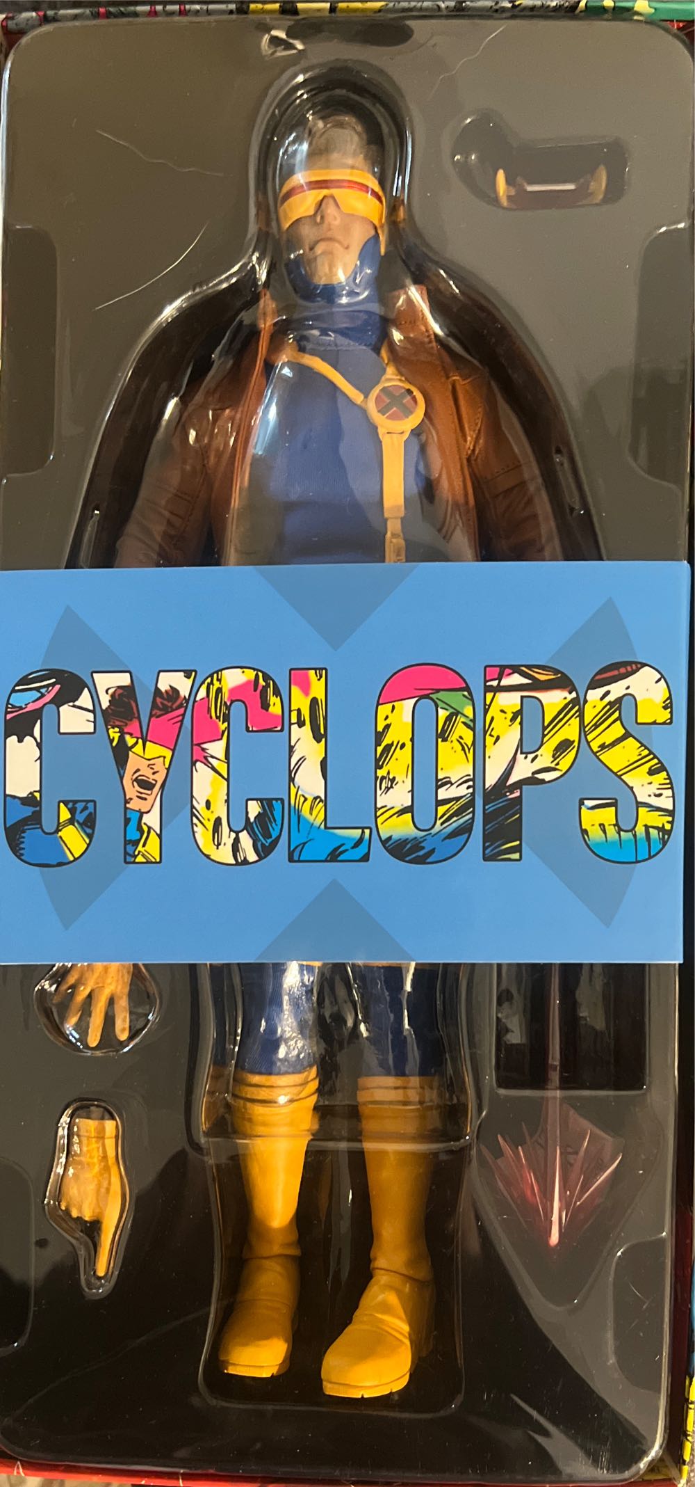 Sideshow Collectibles Marvel X Men Cyclops And Team Custom Read Description!!!!!  action figure collectible [Barcode 747720240629] - Main Image 2