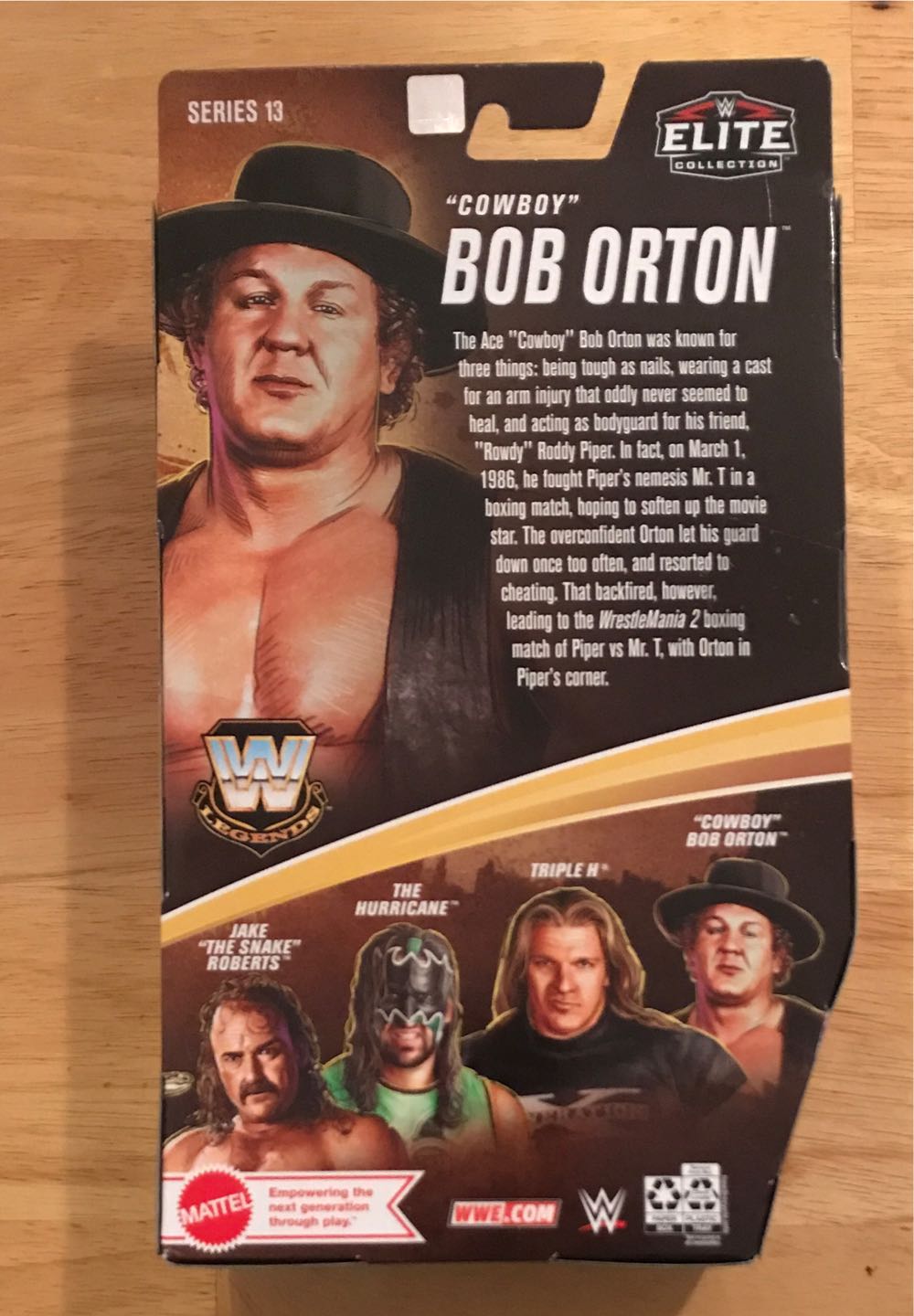 Cowboy Bob Orton - Mattel (WWE Elite Legends) action figure collectible [Barcode 194735027415] - Main Image 2