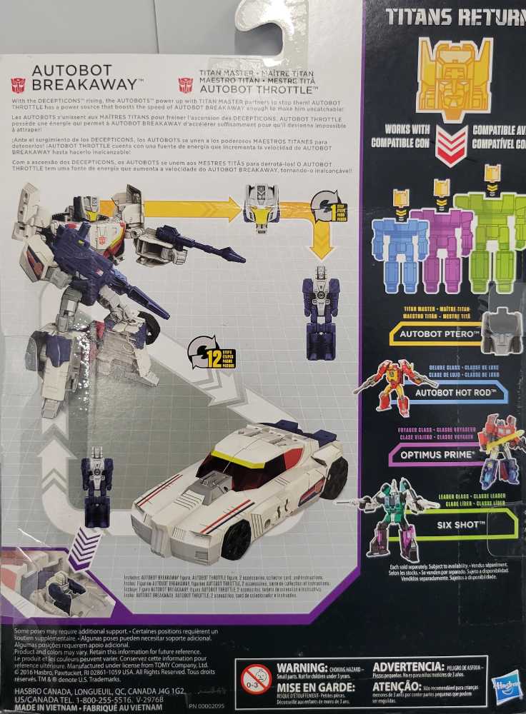 Breakaway & Throttle Rev Carded - Hasbro (Titans Return) action figure collectible - Main Image 4