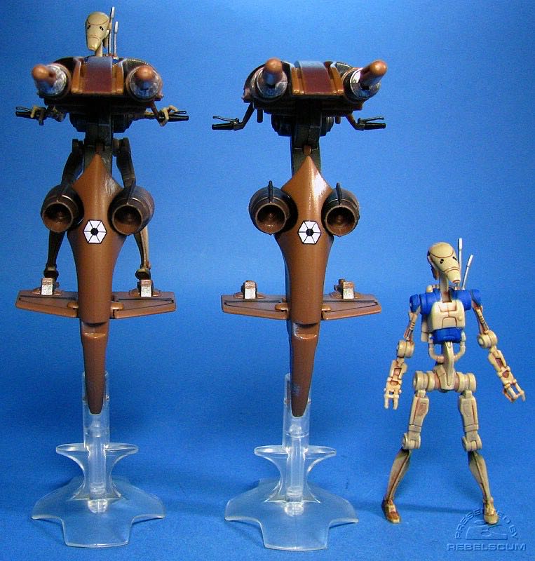 Stack Attack (2) , Battle Droids (2) , and Super Battle Droid - Star Wars Battle Pack - Hasbro (Star Wars) action figure collectible [Barcode 653569278641] - Main Image 3