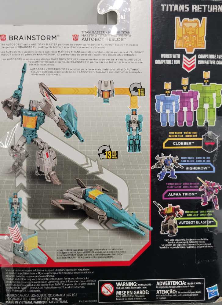 Brainstorm & Teslor Arcana Carded Walgreens  - Hasbro (Titans Return) action figure collectible - Main Image 3