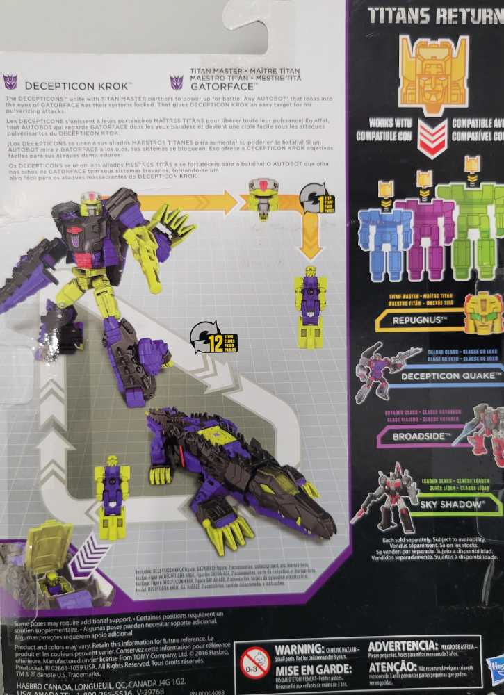 Krok & Gatorface - Hasbro (Titans Return) action figure collectible - Main Image 3