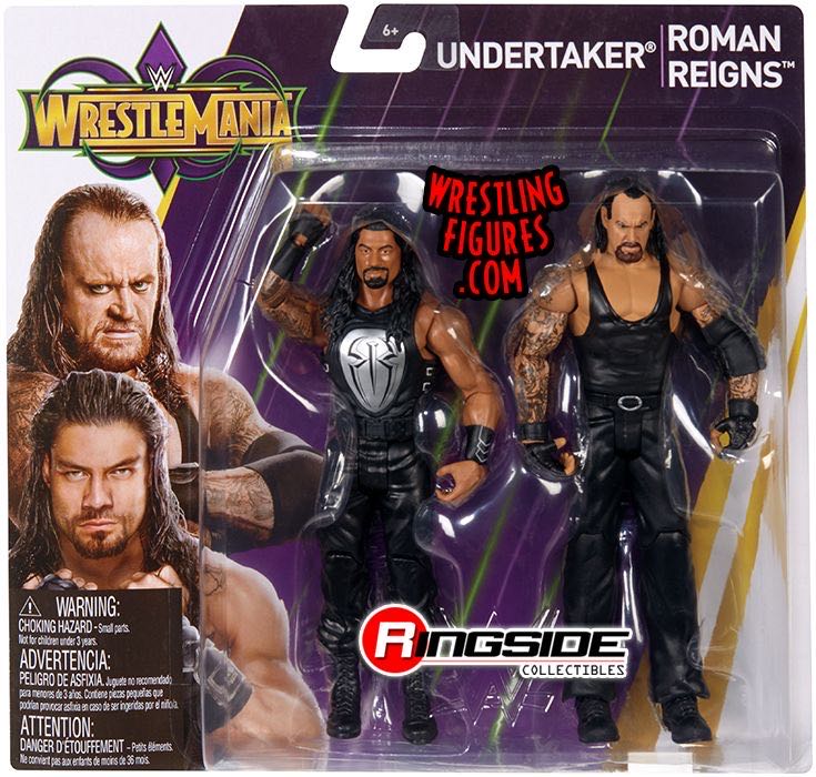 Roman Reigns vs Undertaker - Mattel (WWE Battle Packs) action figure collectible - Main Image 1