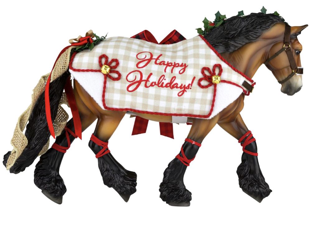 Yuletide Greetings - Breyer (Shire Gelding) action figure collectible - Main Image 2