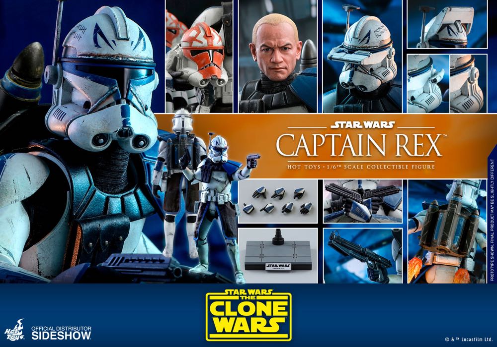 Hot Toys TMS 018 The Clone Wars Captain Rex - Hot Toys (Captain Rex) action figure collectible - Main Image 2